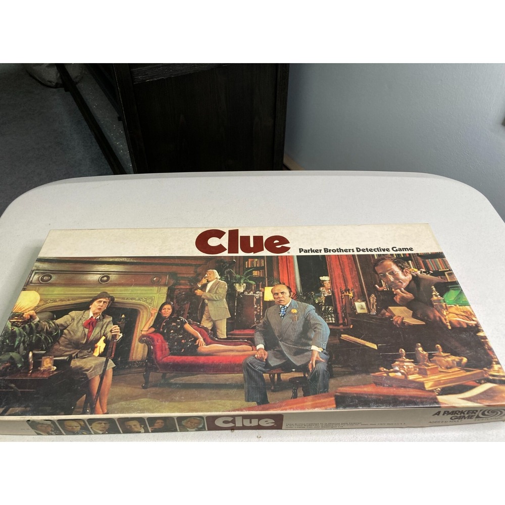 Vintage CLUE Parker Brothers Classic Detective Board Game 1979 Complete